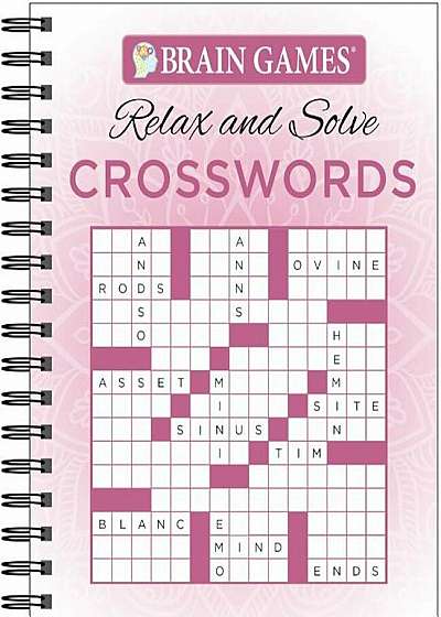 Brain Games Relax & Solve Crosswords, Paperback