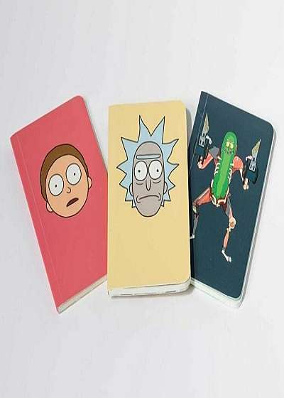Rick and Morty: Pocket Notebook Collection (Set of 3), Paperback