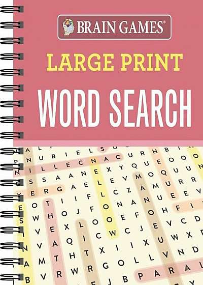 Brain Games Large Print Word Search, Paperback