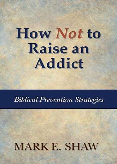 How Not to Raise an Addict: Biblical Prevention Strategies, Paperback