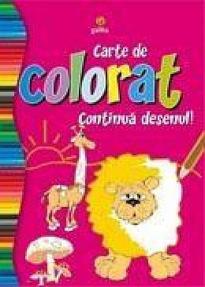 Coperta cărții Carte de colorat, continua desenul!