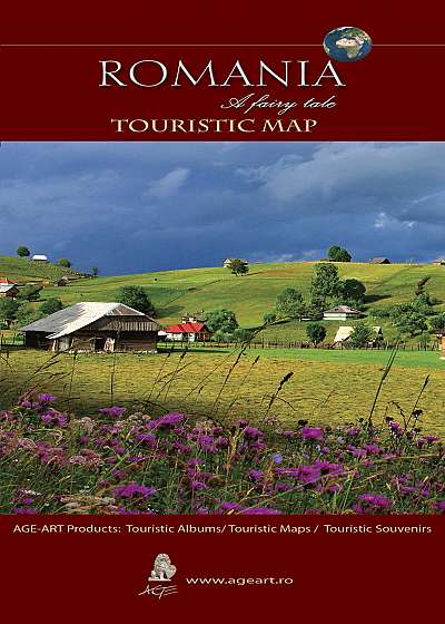 Harta turistica Romania / Romanian touristic map