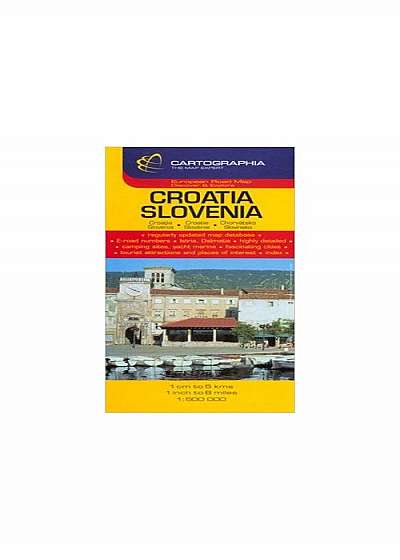 Harta Croatia si Slovenia