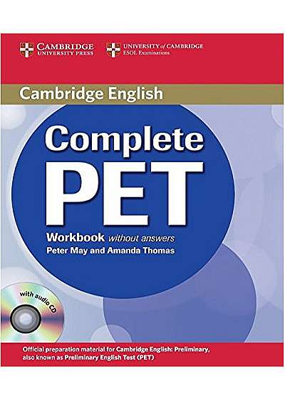 Complete PET Workbook without Answers with Audio CD