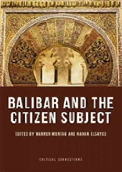 Coperta cărții Balibar and the Citizen Subject