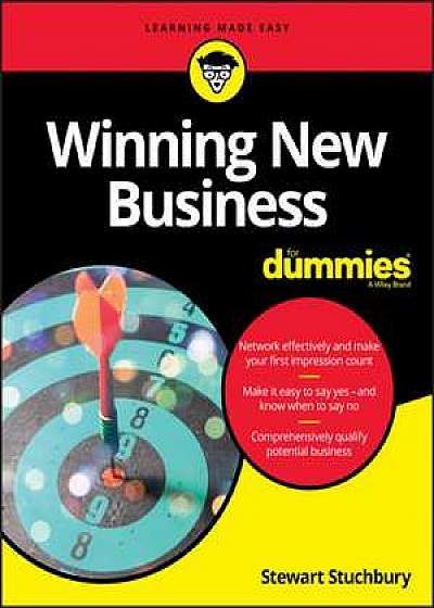 Coperta cărții Winning New Business For Dummies
