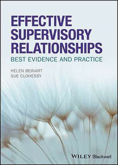 Coperta cărții Effective Supervisory Relationships