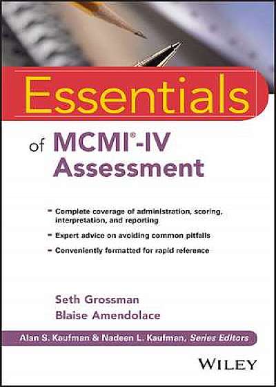 Coperta cărții Essentials of MCMI–IV Assessment
