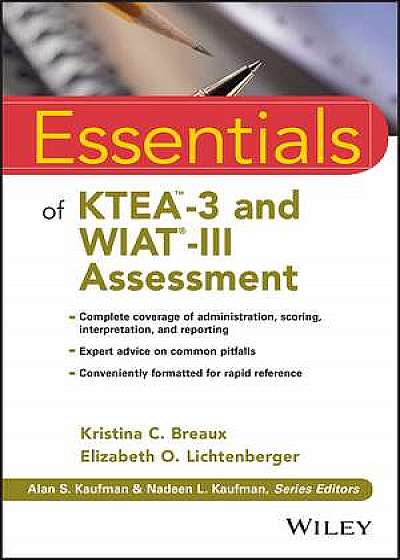 Coperta cărții Essentials of KTEA–3 and WIAT–III Assessment de Kristina C. Breaux