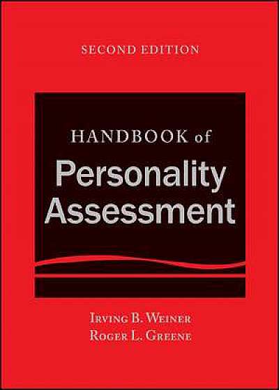 Coperta cărții Handbook of Personality Assessment de Irving B. Weiner