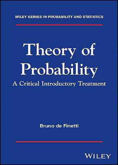 Coperta cărții Theory of Probability