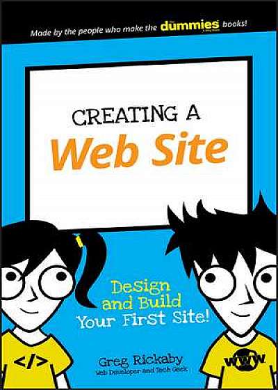 Coperta cărții Creating a Web Site