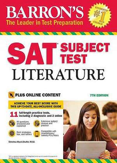 Barron's SAT Subject Test Literature with Online Tests
