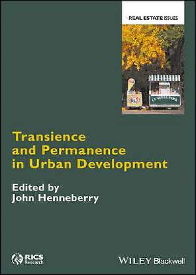 Coperta cărții Transience and Permanence in Urban Development
