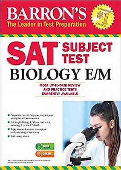 Barron's SAT Subject Test Biology E/M with Online Tests