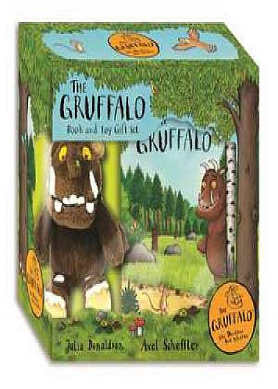 Pachet carte engleza si jucarie Gruffalo