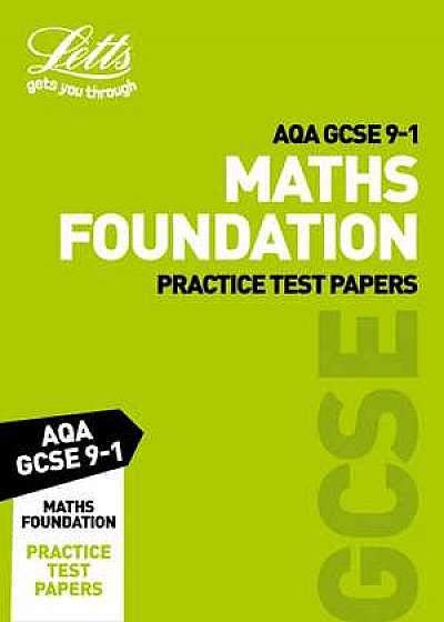 Grade 9-1 GCSE Maths Foundation AQA Practice Test Papers