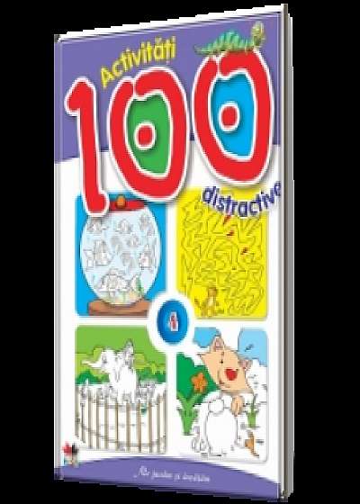Coperta cărții 100 Activităţi distractive. Vol 4