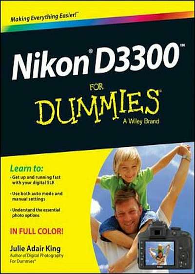 Nikon D3300 for Dummies, Paperback