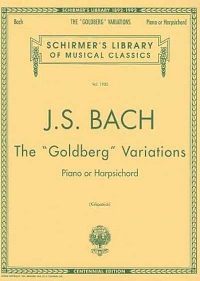 J.S. Bach: The ''Goldberg'' Variations, Paperback