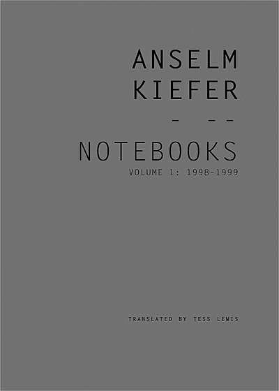 Notebooks, Volume 1, 1998-99, Paperback