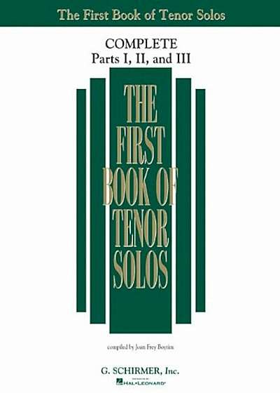 The First Book of Tenor Solos: Complete, Parts 1-3, Paperback