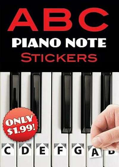 A B C Piano Note Stickers, Paperback