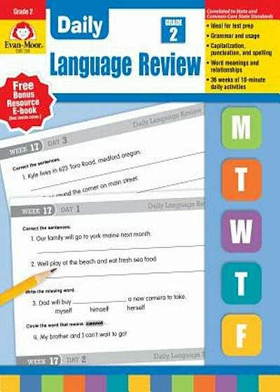 Daily Language Review Grade 2, Paperback
