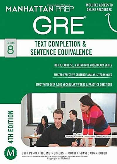 GRE Text Completion & Sentence Equivalence, Paperback