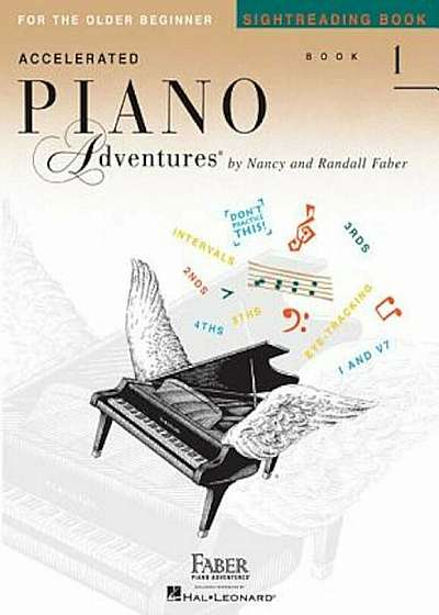 Accelerated Piano Adventures for the Older Beginner Sightreading, Book 1, Paperback