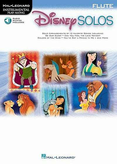 Disney Solos for Flute: Play Along with a Full Symphony Orchestra! 'With CD', Paperback