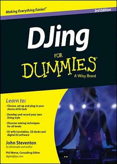DJing for Dummies 3E, Paperback