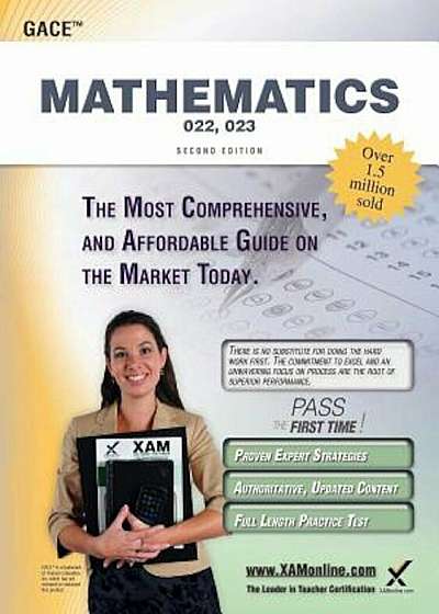 Gace Mathematics 022, 023 Teacher Certification Study Guide Test Prep, Paperback