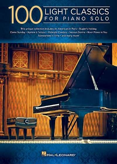 100 Light Classics for Piano Solo, Paperback