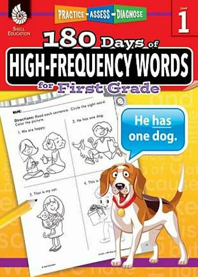 180 Days of High-Frequency Words for First Grade: Practice, Assess, Diagnose, Paperback