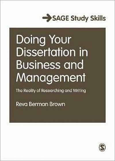 Doing Your Dissertation in Business and Management, Paperback