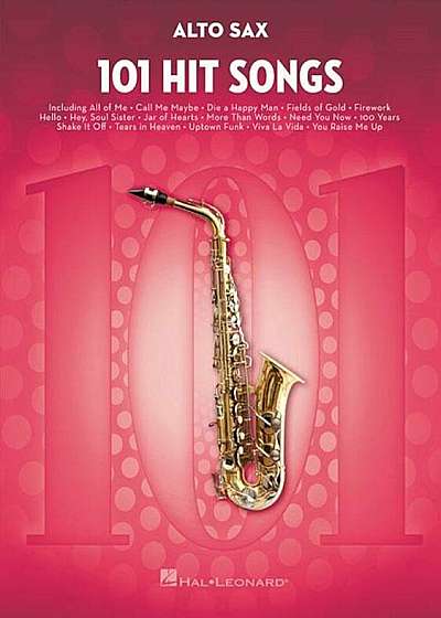 101 Hit Songs: For Alto Sax, Paperback