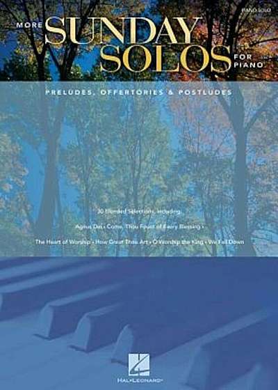 More Sunday Solos for Piano: Preludes, Offertories & Postludes, Paperback