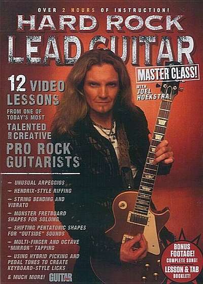 Guitar World -- Hard Rock Lead Guitar Master Class!: 12 Video Lessons from One of Today's Most Talented and Creative Pro Rock Guitarists, DVD, Paperback