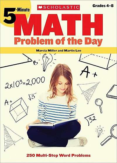 5-Minute Math Problem of the Day: 250 Multi-Step Word Problems, Paperback