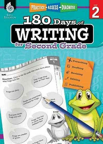 180 Days of Writing for Second Grade (Grade 2): Practice, Assess, Diagnose, Paperback