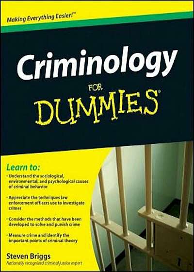 Criminology for Dummies, Paperback