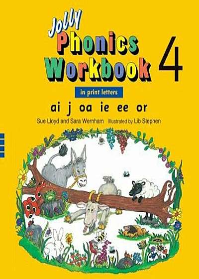 Jolly Phonics Workbook 4, Paperback