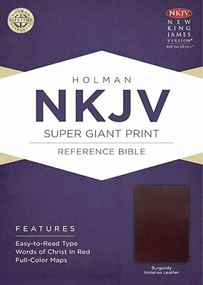 Super Giant Print Reference Bible-NKJV, Hardcover