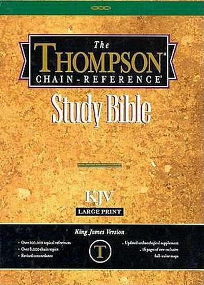 Thompson Chain-Reference Bible-KJV-Large Print, Hardcover