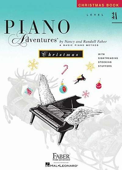 Piano Adventures, Level 3A, Christmas Book, Paperback