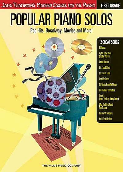 Popular Piano Solos, First Grade, Paperback