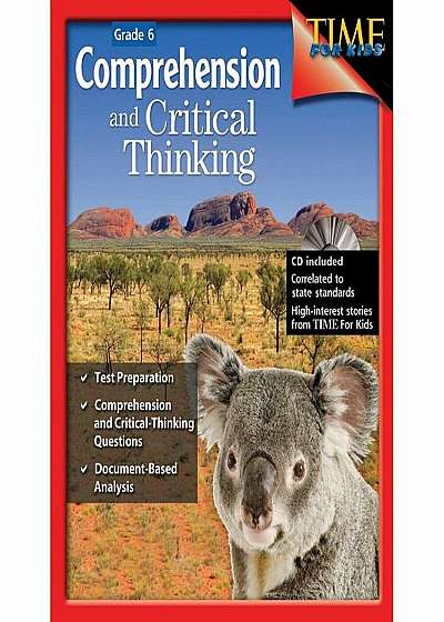 Comprehension and Critical Thinking: Grade 6 'With CDROM', Paperback