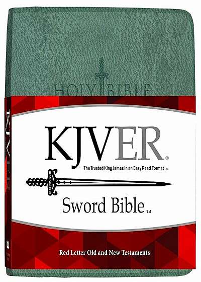King James Version Easy Read Sword Value Thinline Bible Large Print Gray Ultrasoft, Hardcover