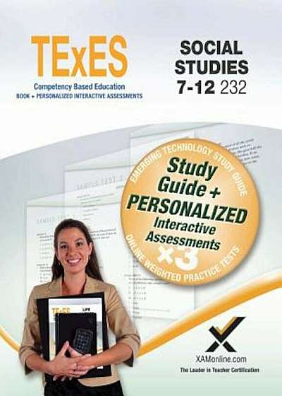 TExES Social Studies 7-12 232 Book + Online, Paperback